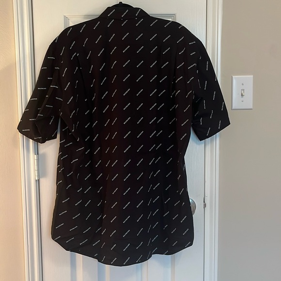 Balenciaga Logo Button Down Shirt - Picture 6 of 9